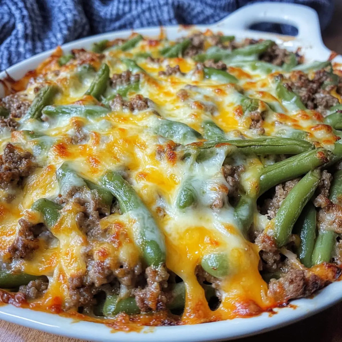 Hamburger Green Bean Casserole: A Cozy Family Favorite