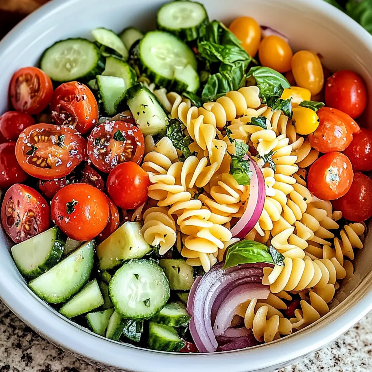 Spring Pasta Salad with Italian Dressing for Vibrant Flavor