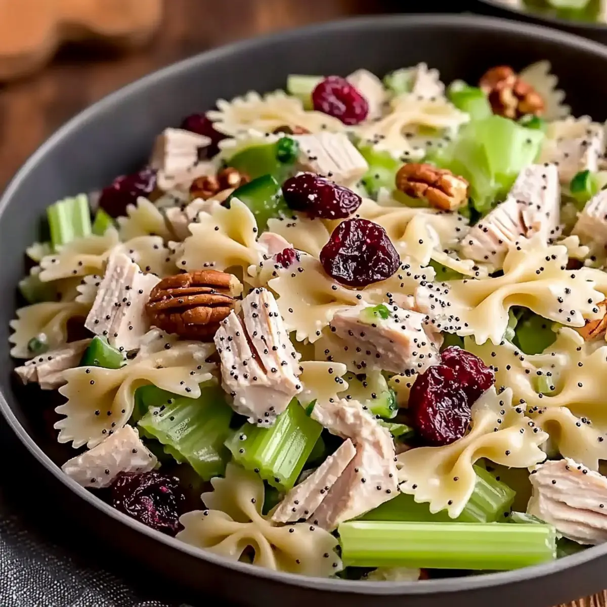 Bright & Refreshing Bow-Tie Cranberry Pasta Salad Bliss