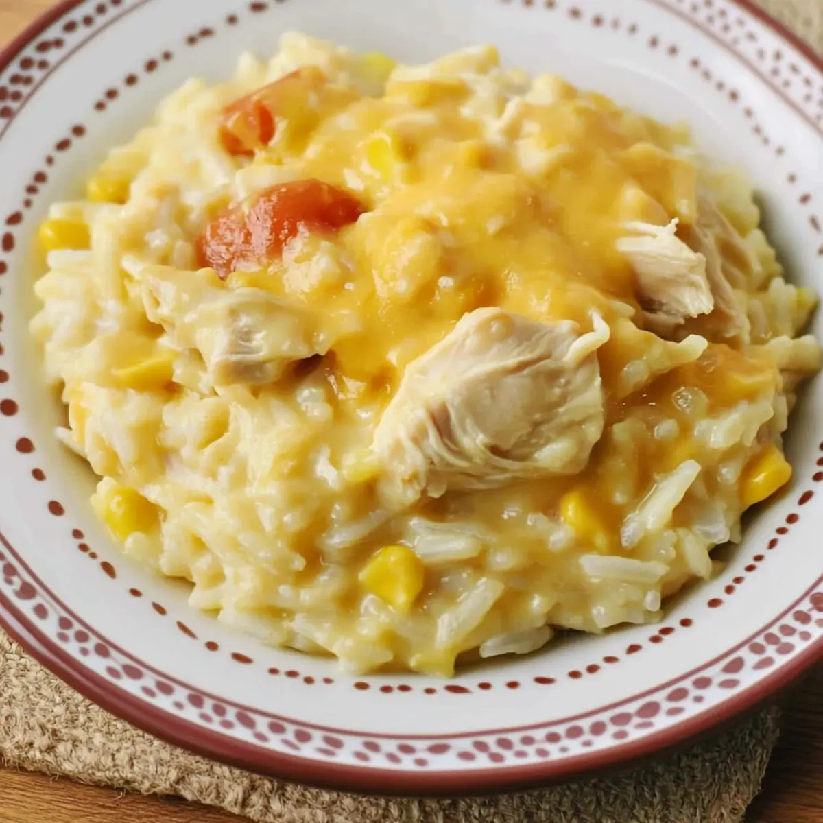 Slow Cooker Cheesy Chicken and Rice for Cozy Evenings