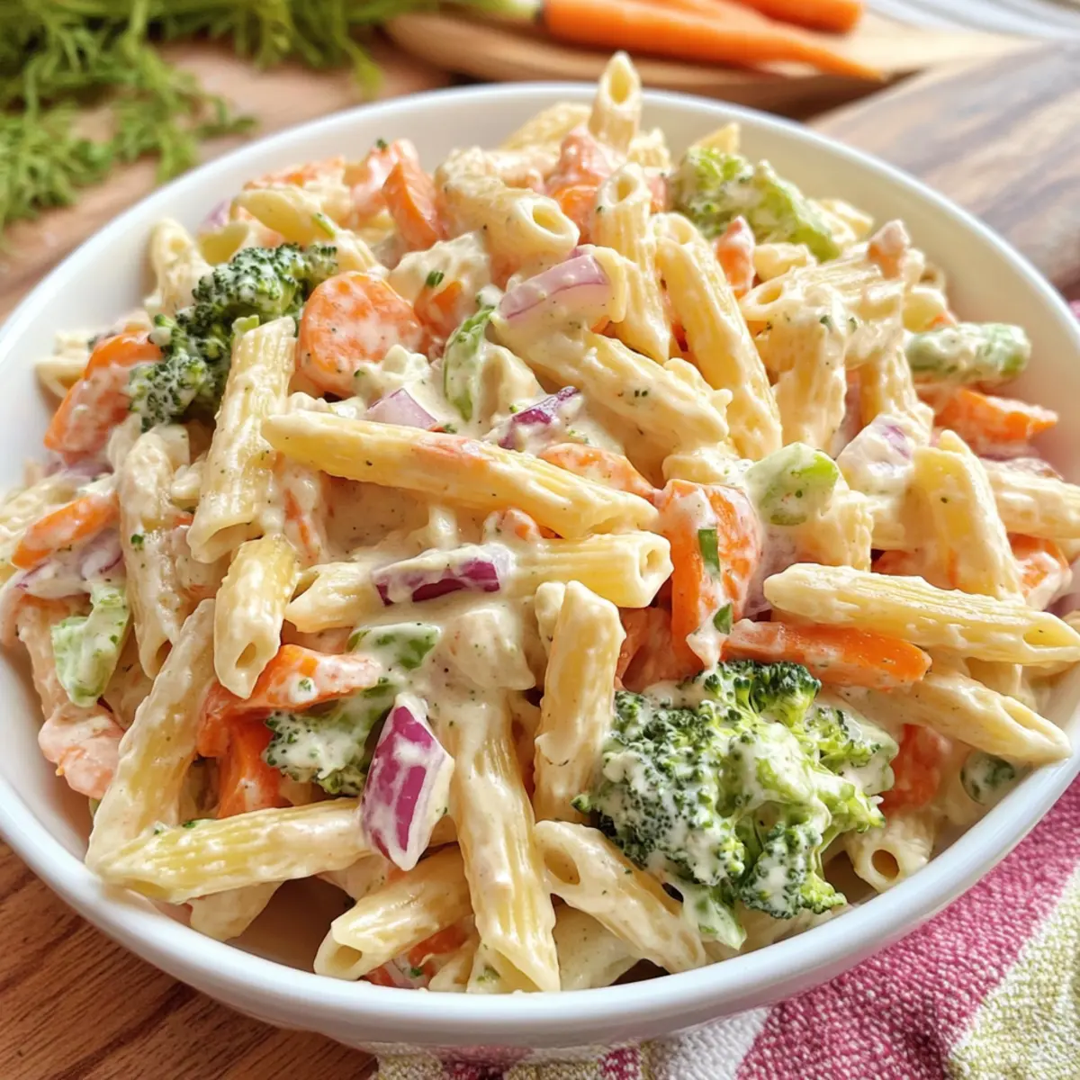 Creamy Primavera Pasta Salad: A Refreshing Summer Delight