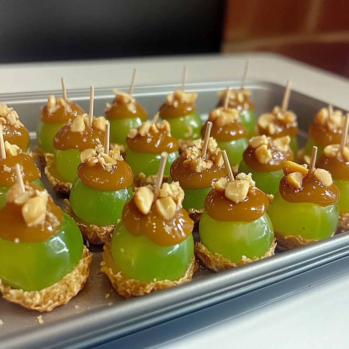 Irresistible Caramel Apple Grapes for Fun Snack Time