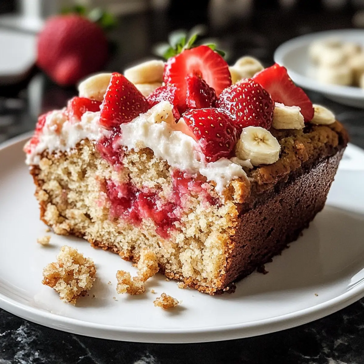 Delicious Strawberry Shortcake Banana Bread for Sweet Moments