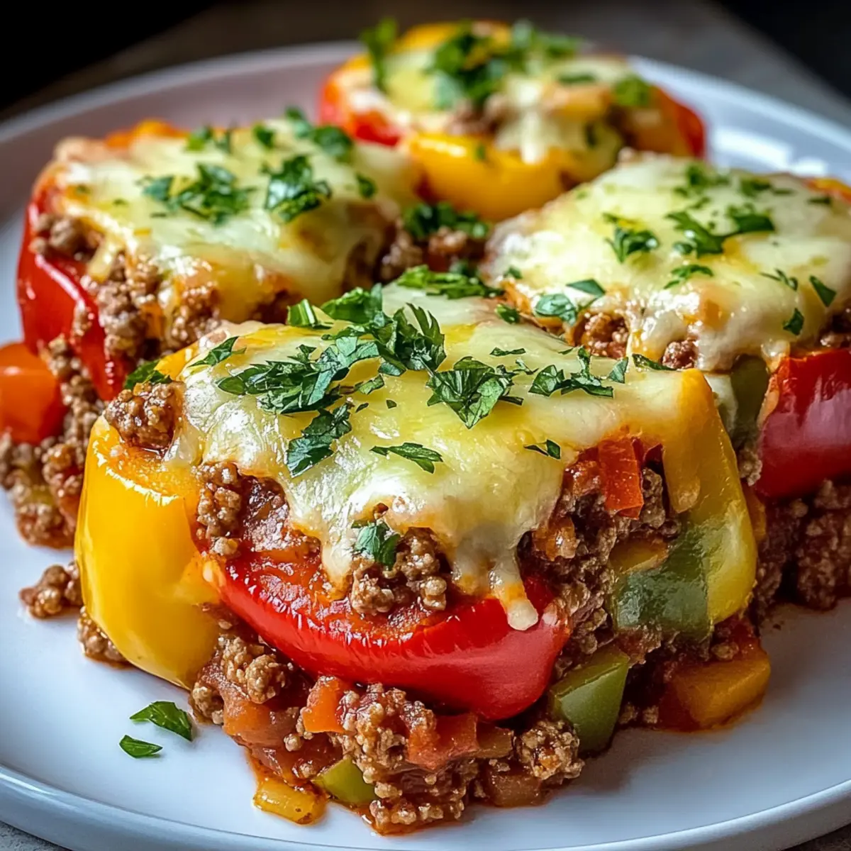 Comforting Stuffed Pepper Casserole for the Whole Family