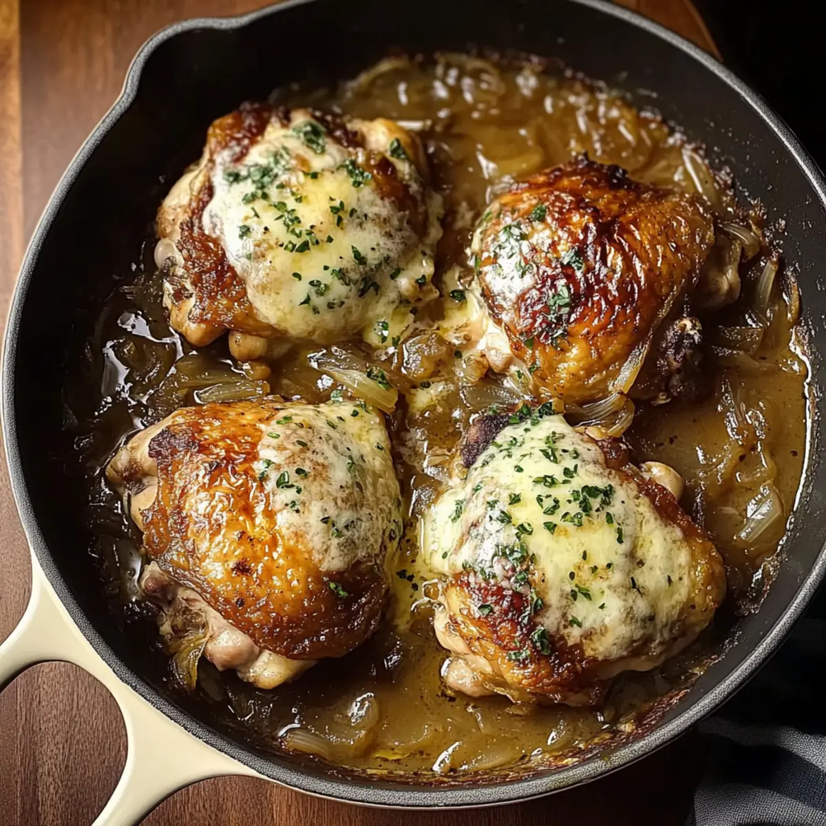 Savory French Onion Chicken Thighs for Cozy Dinner Vibes