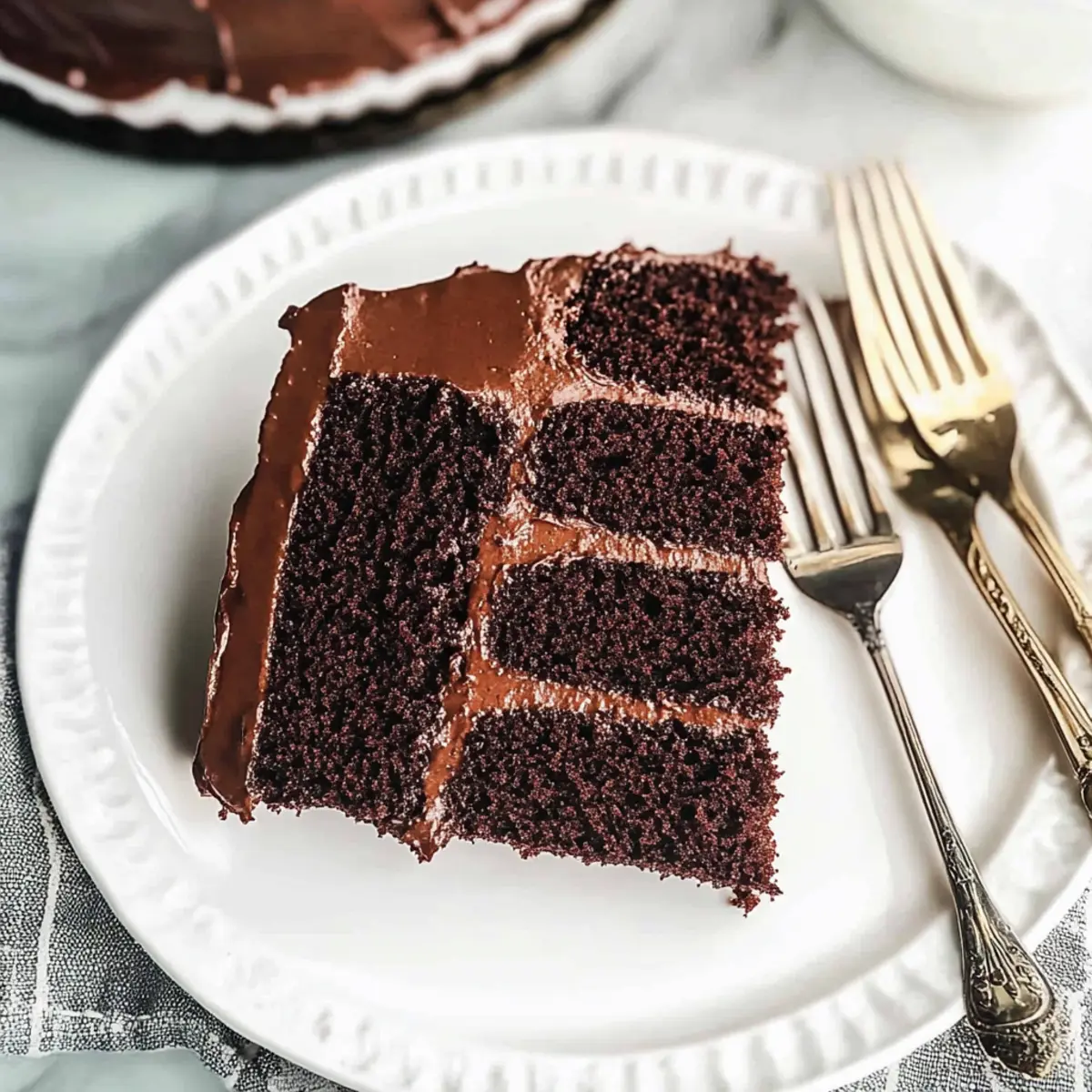 Irresistibly Moist Chocolate Buttermilk Cake to Impress