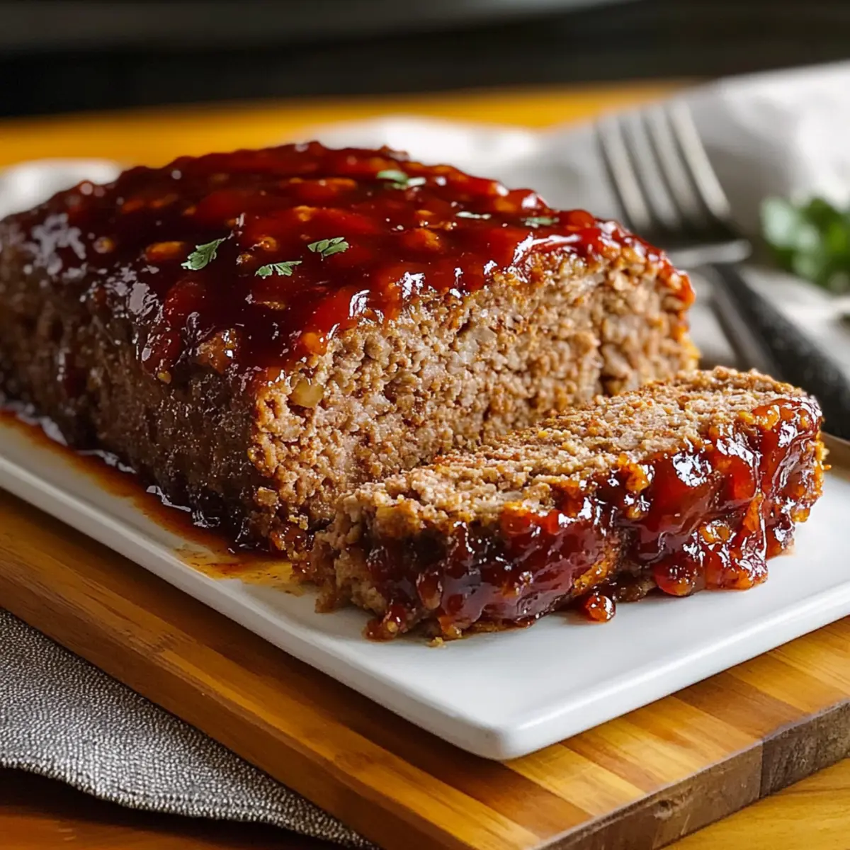 Savory Brown Sugar Ketchup Glazed Meatloaf You’ll Crave