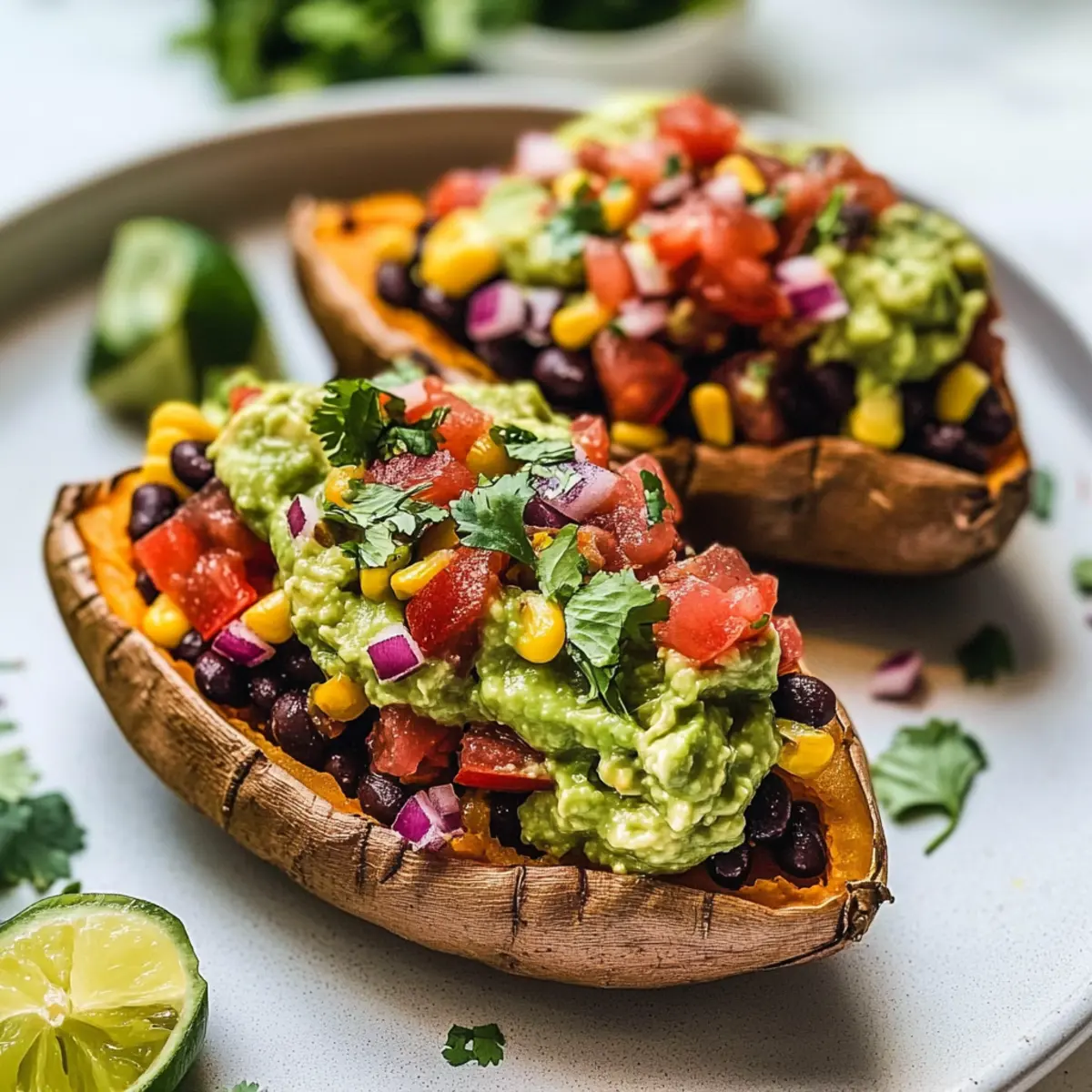Black Bean Stuffed Sweet Potatoes for a Flavorful Vegan Feast