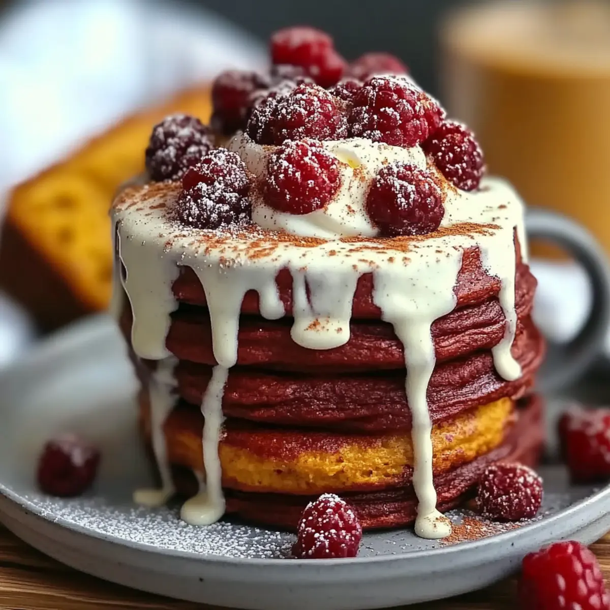 Decadent Red Velvet Pancakes for a Sweet Morning Treat