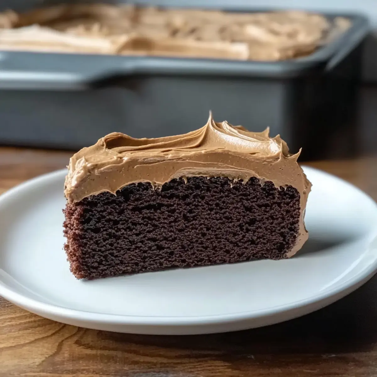 Decadent Dark Chocolate Cake with Espresso Buttercream Bliss