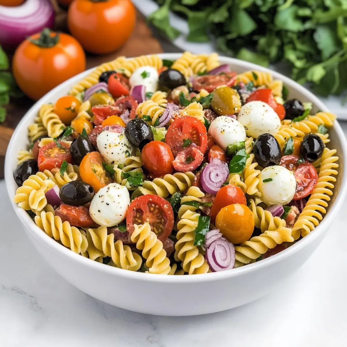 Delicious Italian Pasta Salad Perfect for Summer Gatherings