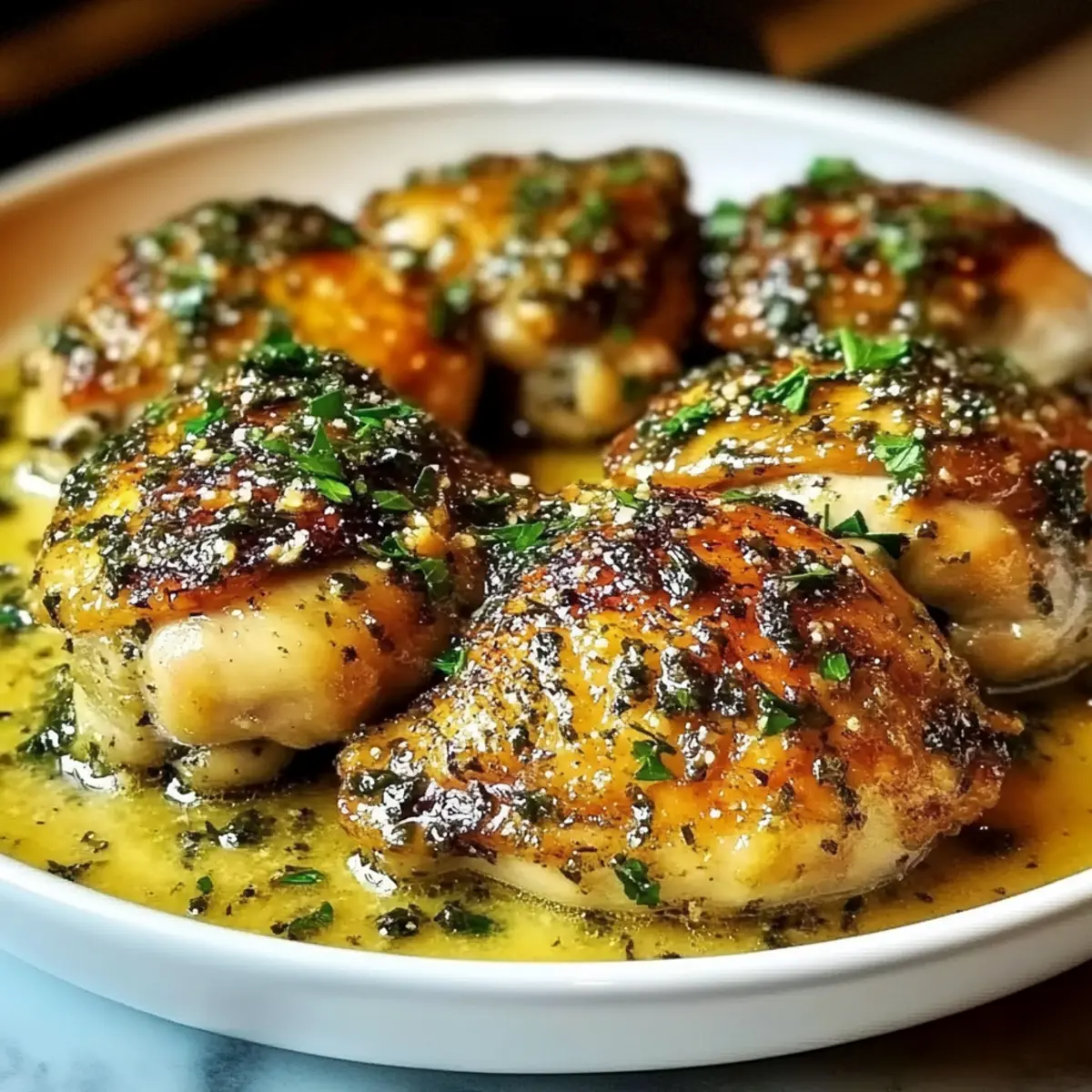 Savory Bobby Flay Chicken Thighs in Creamy Garlic Bliss