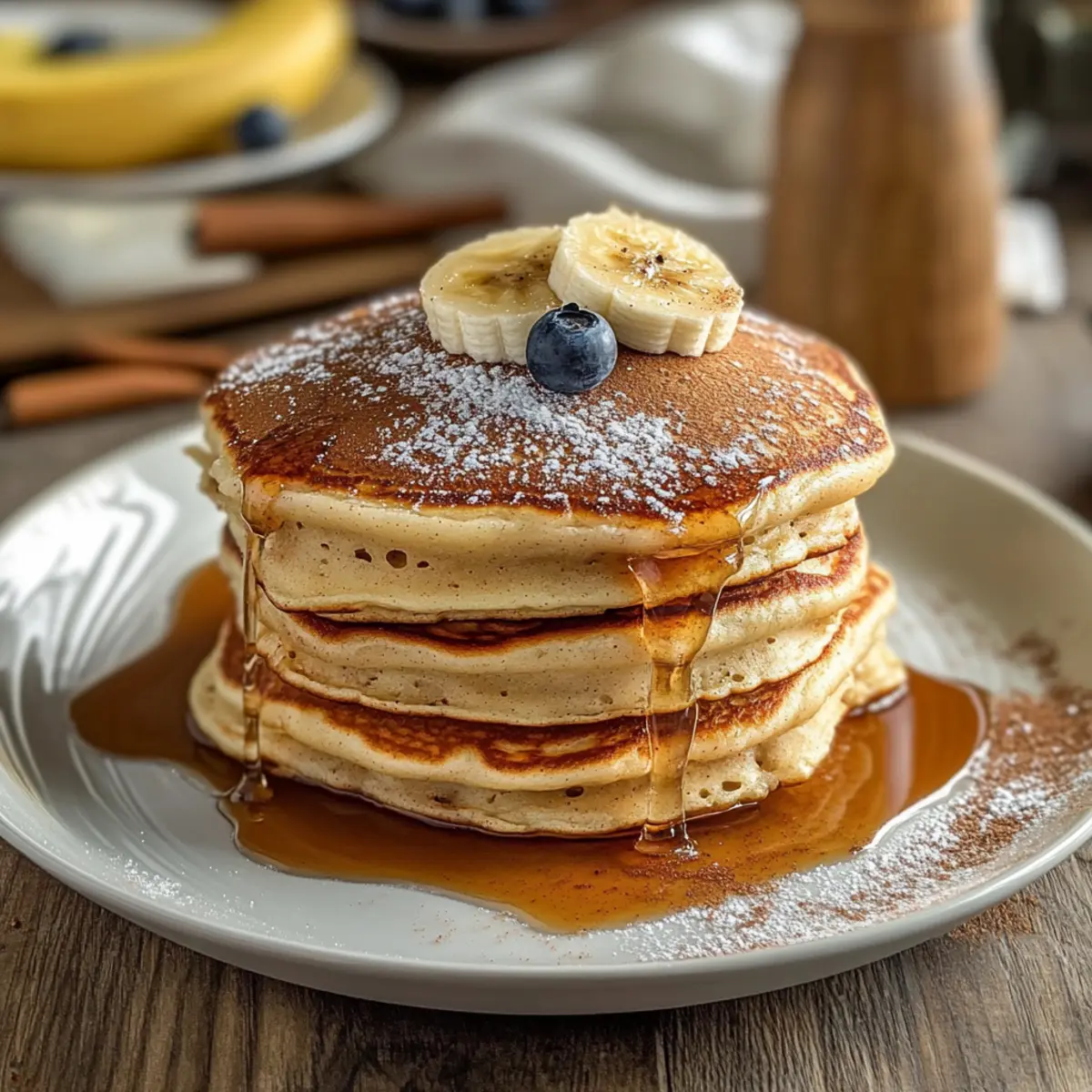 Fluffy Vanilla Cinnamon Buttermilk Pancakes for Cozy Mornings
