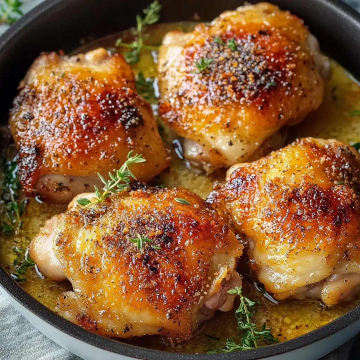 Crispy and Juicy Baked Chicken Thighs for a Flavorful Feast