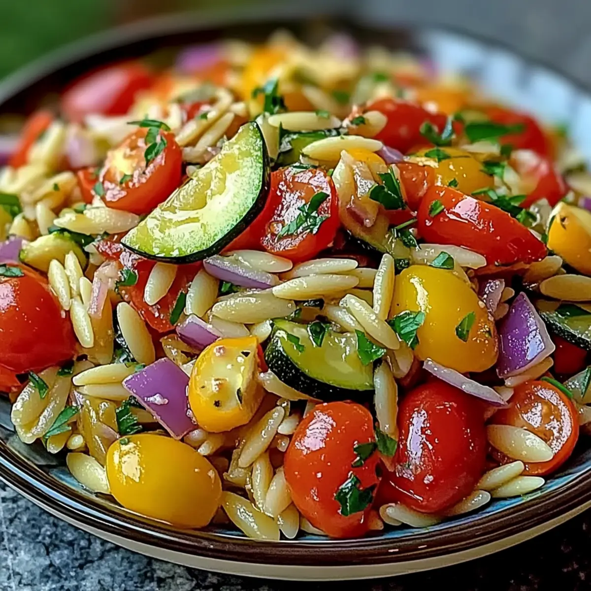 Roasted Vegetable Orzo: A Colorful Comfort Food Delight