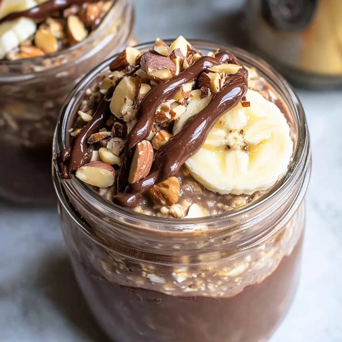 Creamy Nutella Overnight Oats for an Easy Breakfast Bliss