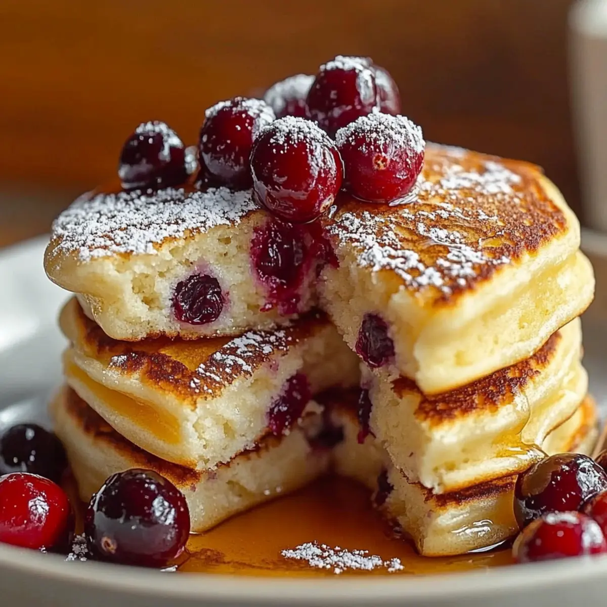 Heavenly Cranberry Orange Ricotta Pancakes for a Cozy Brunch