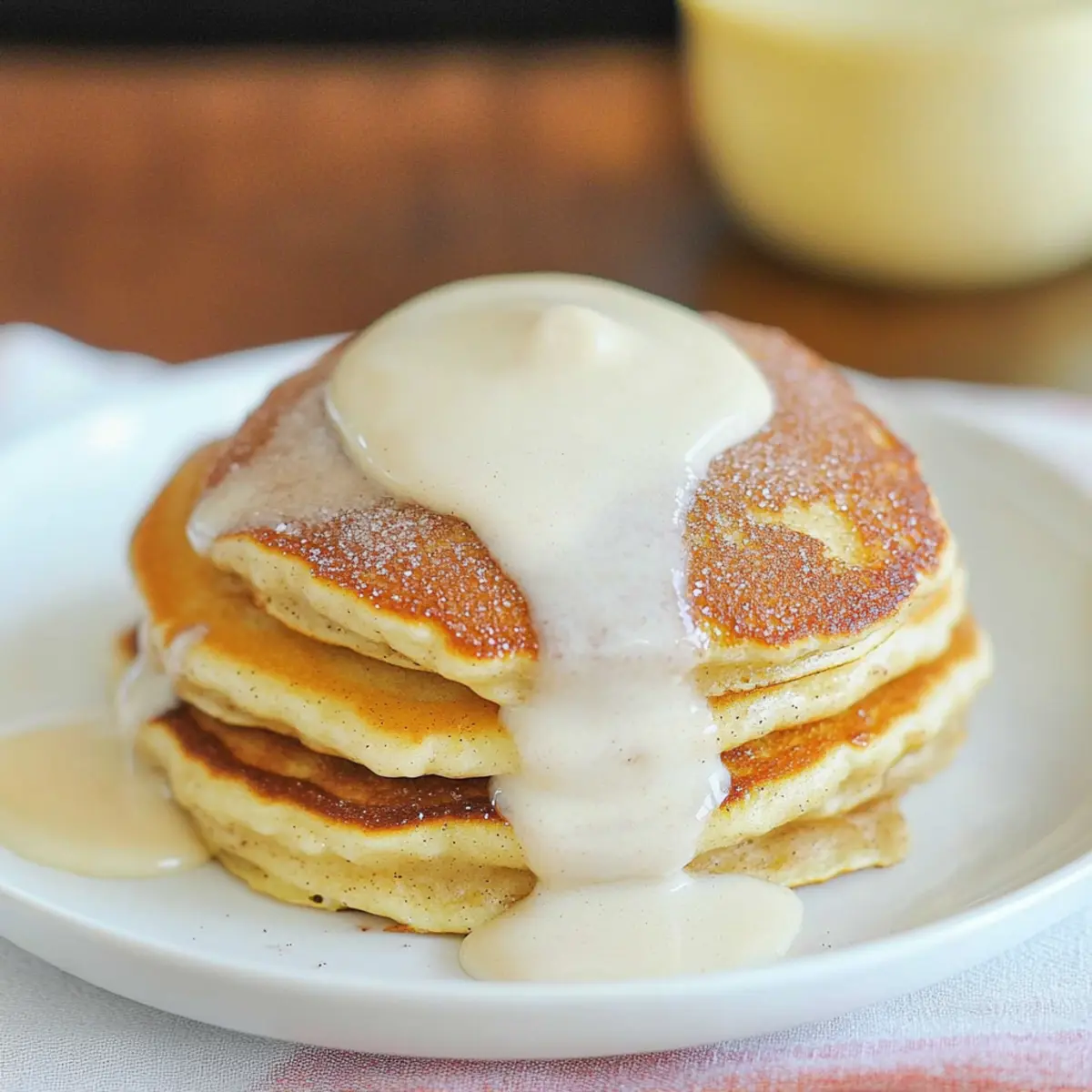 Snickerdoodle Pancakes That Taste Like Cookies for Breakfast