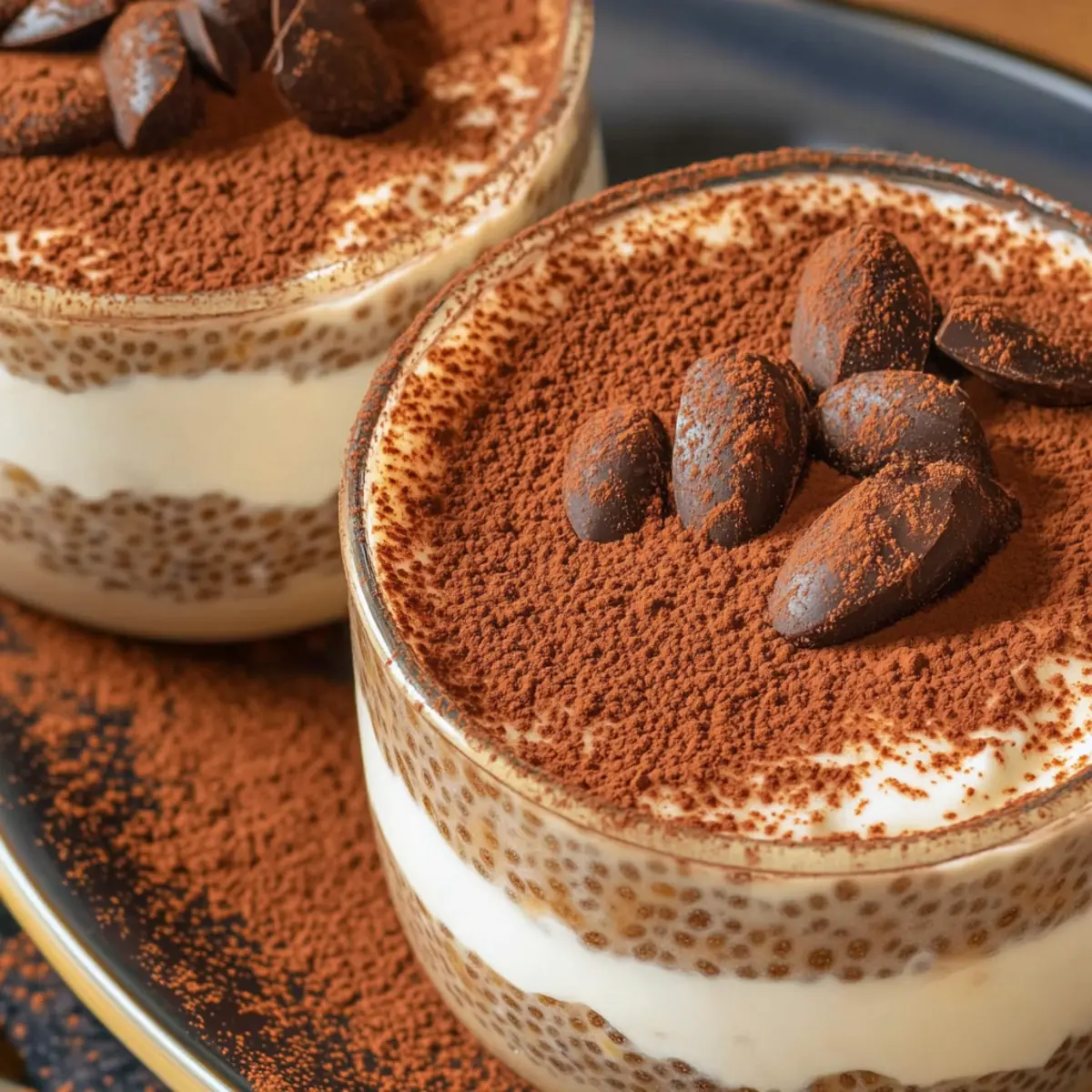 Indulge in Tiramisu Chia Pudding With Greek Yogurt Delight