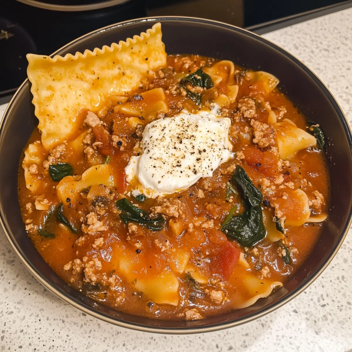 One Pot Lasagna Soup: Cozy Comfort in Every Bite