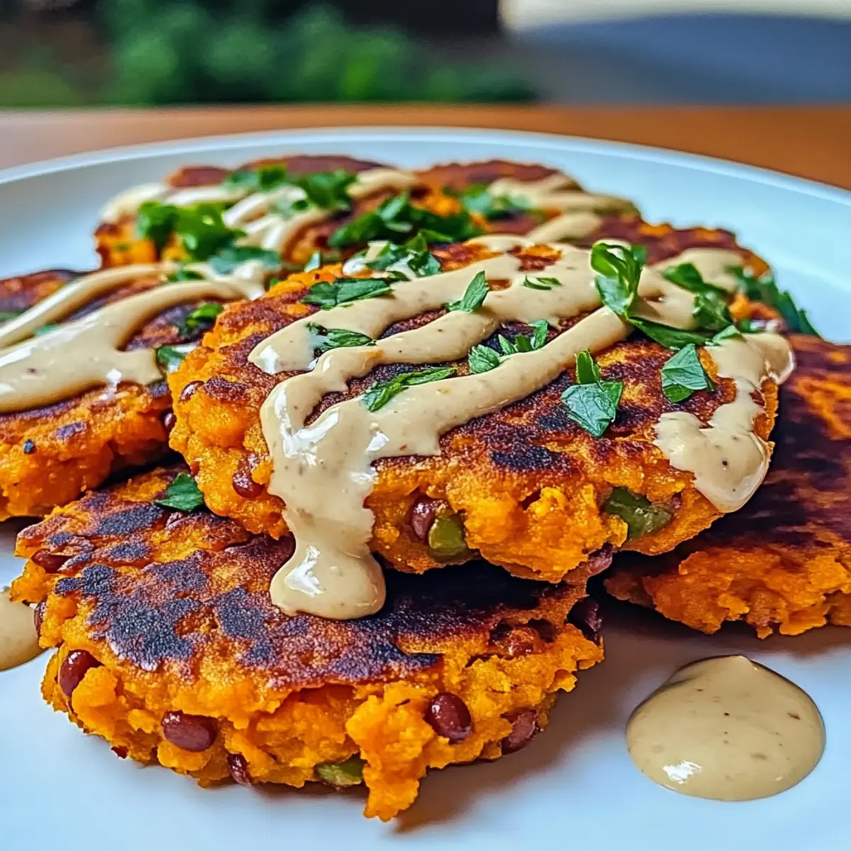 Savory Sweet Potato Patties with Red Lentils for Busy Nights