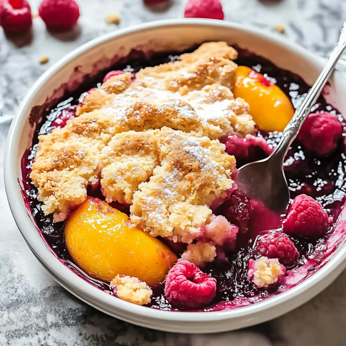 Peach and Raspberry Cobbler: A Delightful Summer Treat