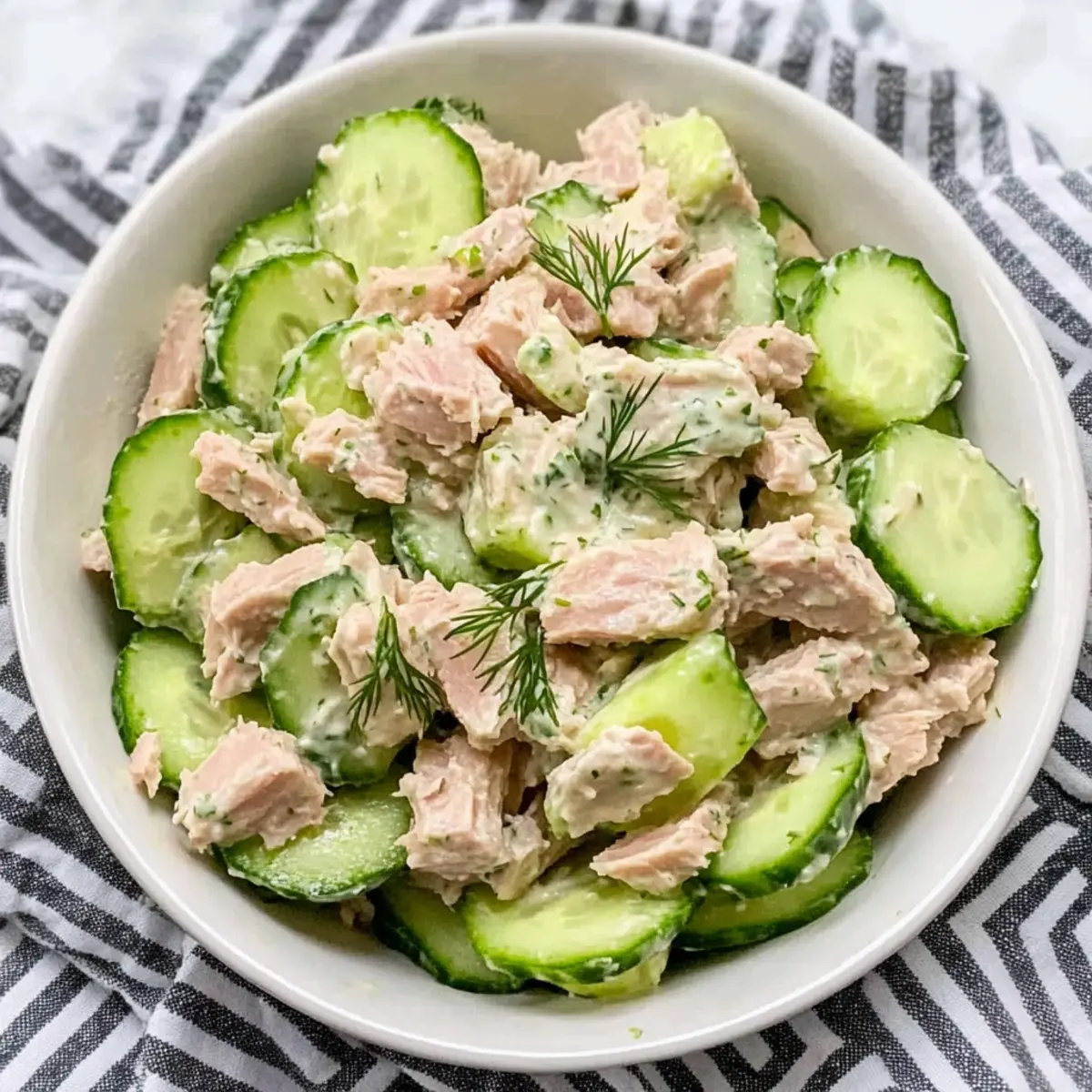 Refreshing Cucumber Tuna Salad: A Quick and Healthy Delight