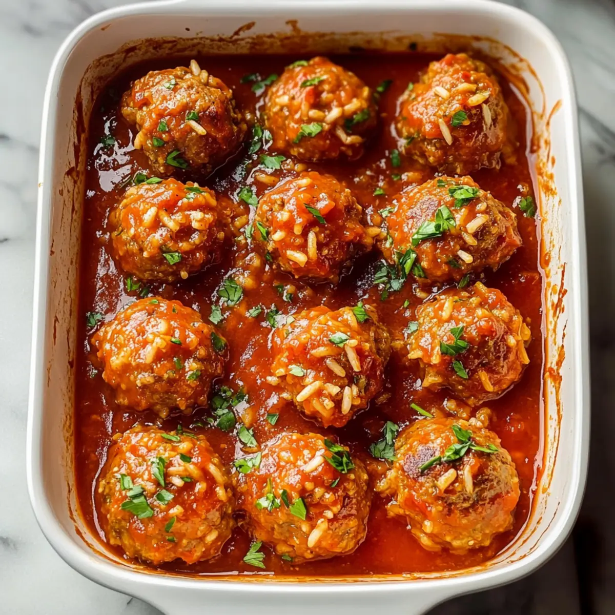 Baked Porcupine Meatballs: Cozy Flavor in Every Bite