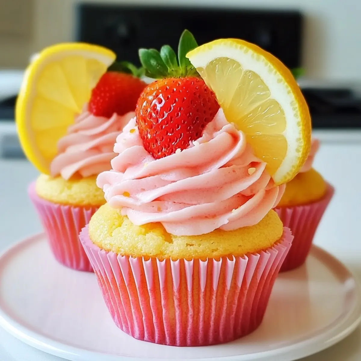 Irresistible Strawberry Lemonade Cupcakes for Joyful Celebrations