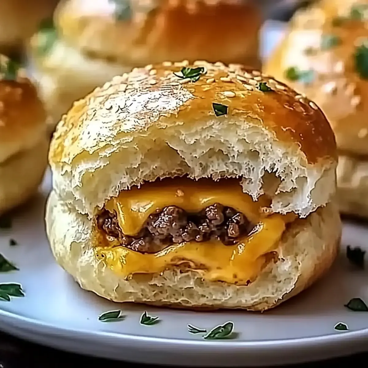 Garlic Parmesan Cheeseburger Bombs That'll Wow Your Guests