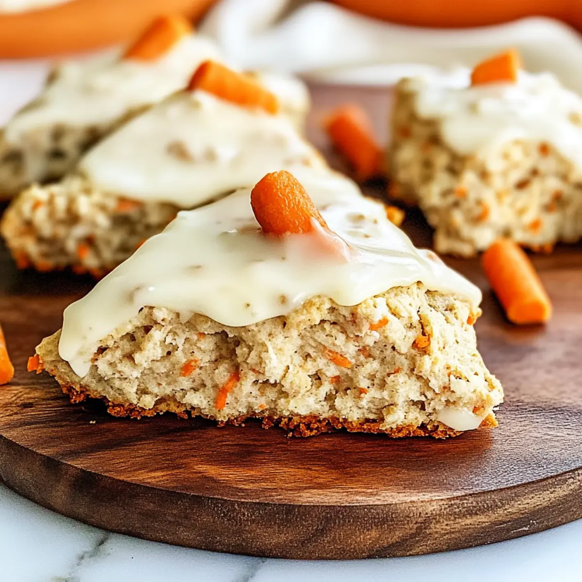Easter Carrot Cake Scones for a Sweet Spring Brunch