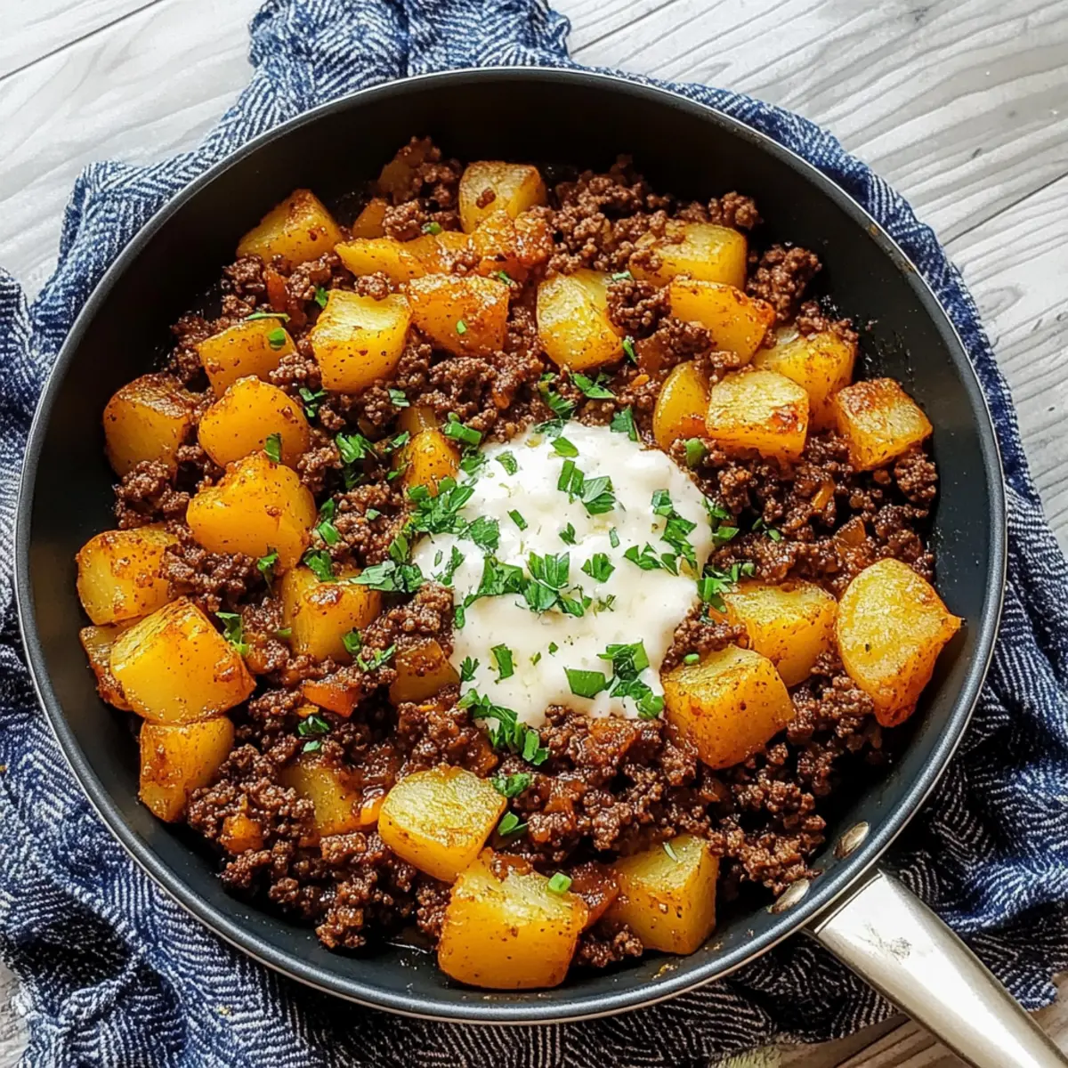Quick Ground Beef and Potatoes for a Cozy Family Meal