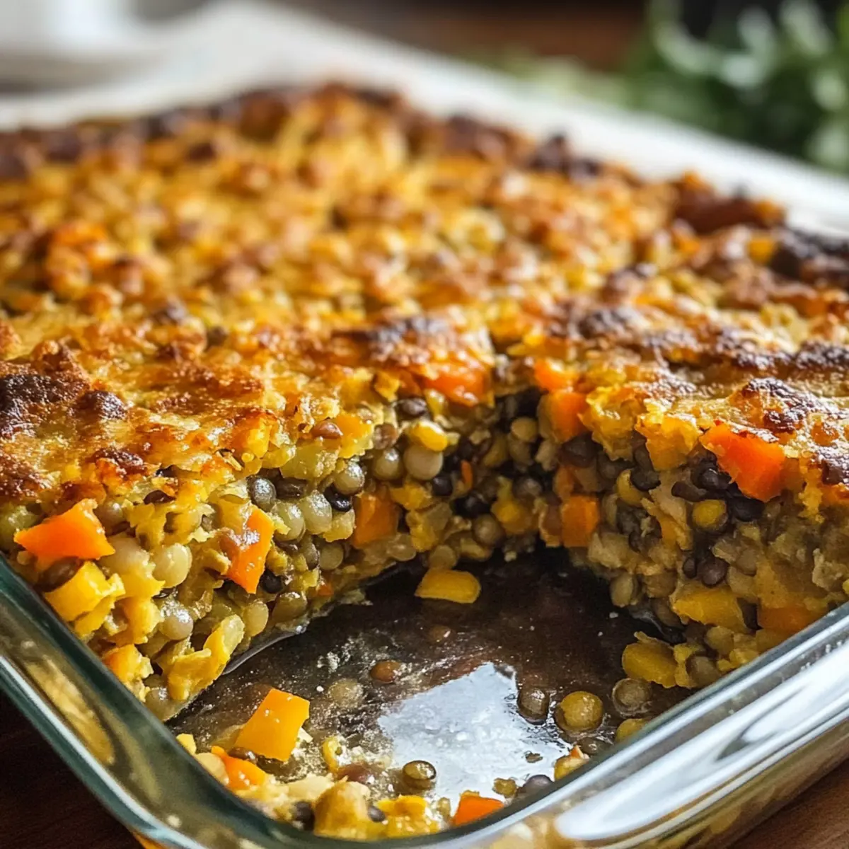 Savory Very Veggie Lentil Bake That Hits the Comfort Spot