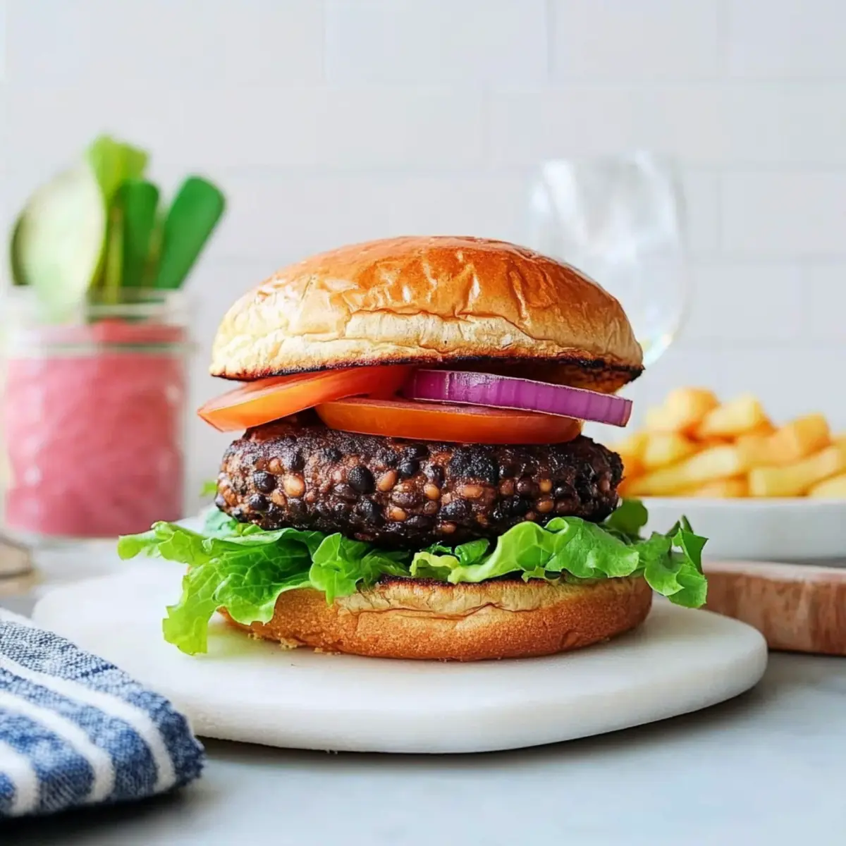 Savory Black Bean Burgers Ready in Under 30 Minutes
