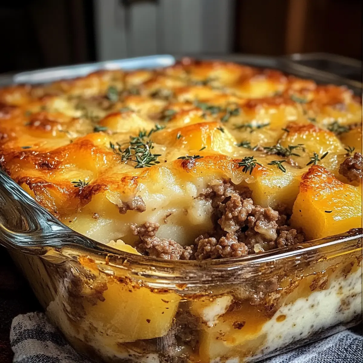 Heavenly Hamburger Potato Casserole for Cozy Family Nights