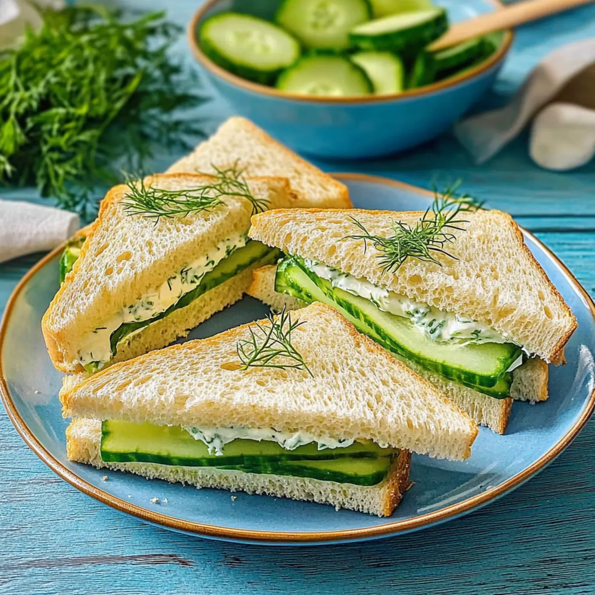Classic Cucumber Sandwiches: Effortless Elegance for Any Occasion