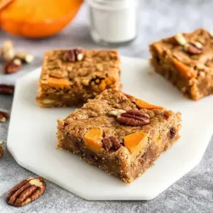 Pecan Sweet Potato Blondie Bars