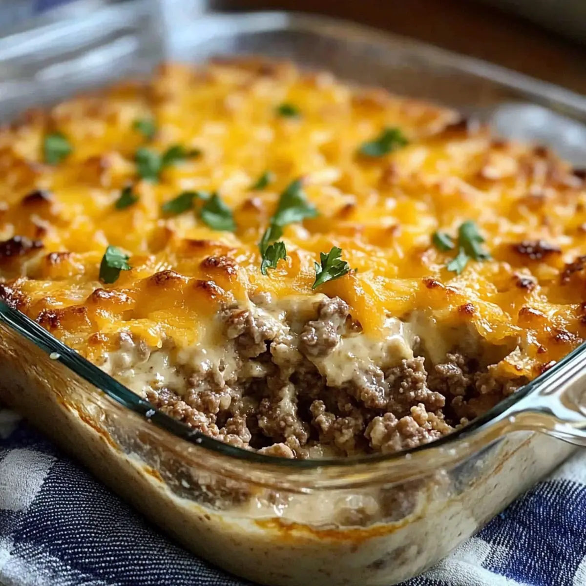 Savory Hamburger Hashbrown Casserole for Family Comfort