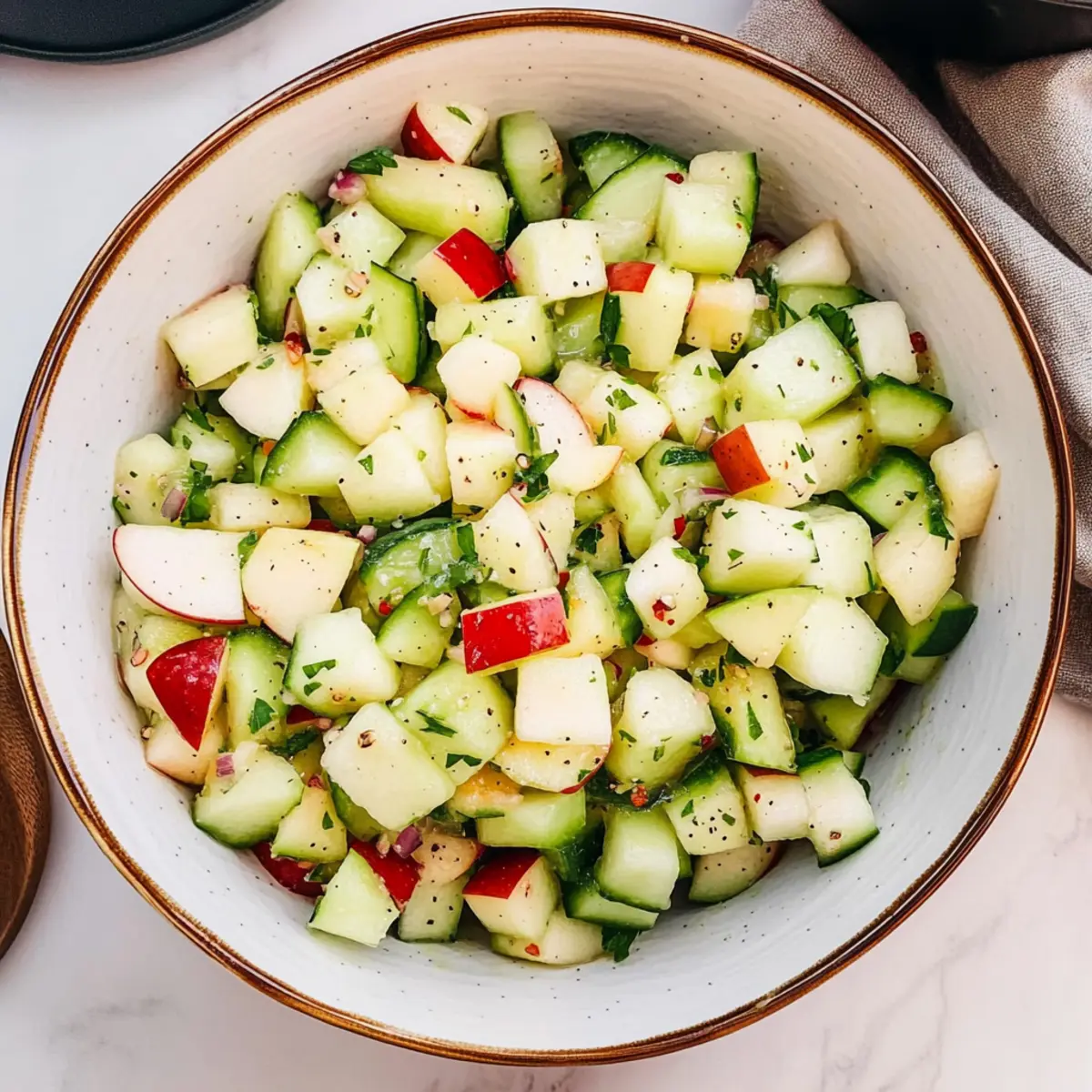 Cucumber Apple Salad: A Refreshing Summer Delight
