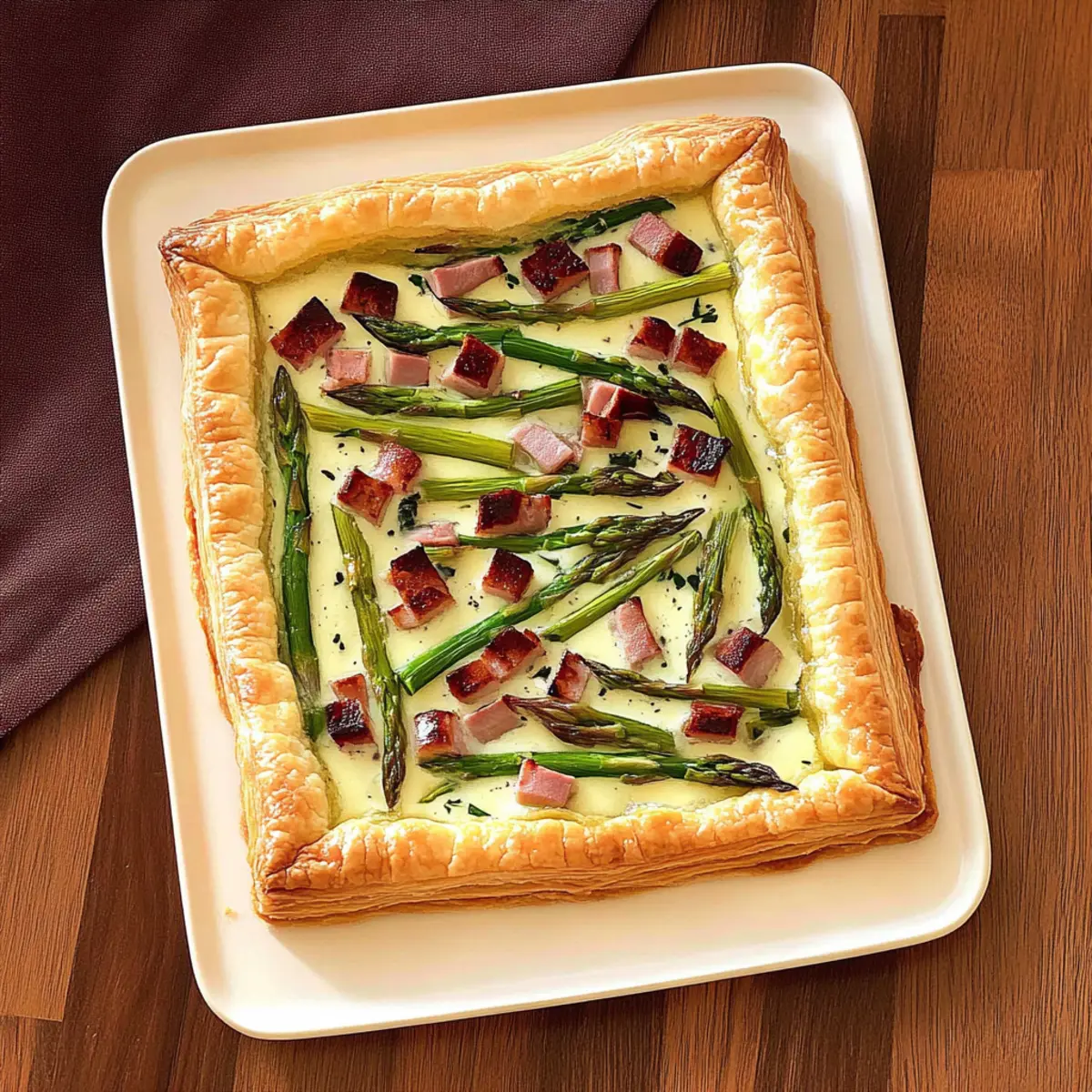 Savory Puff Pastry Tart: Effortless Elegance for Dinner