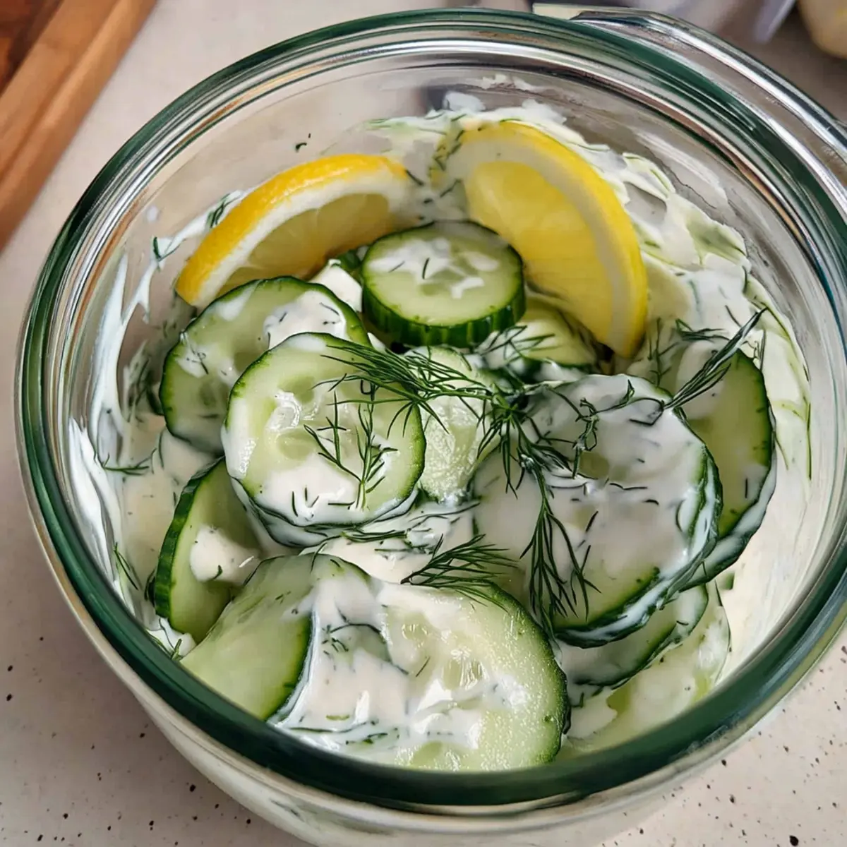 Creamy Cucumber Salad That Refreshes Every Bite