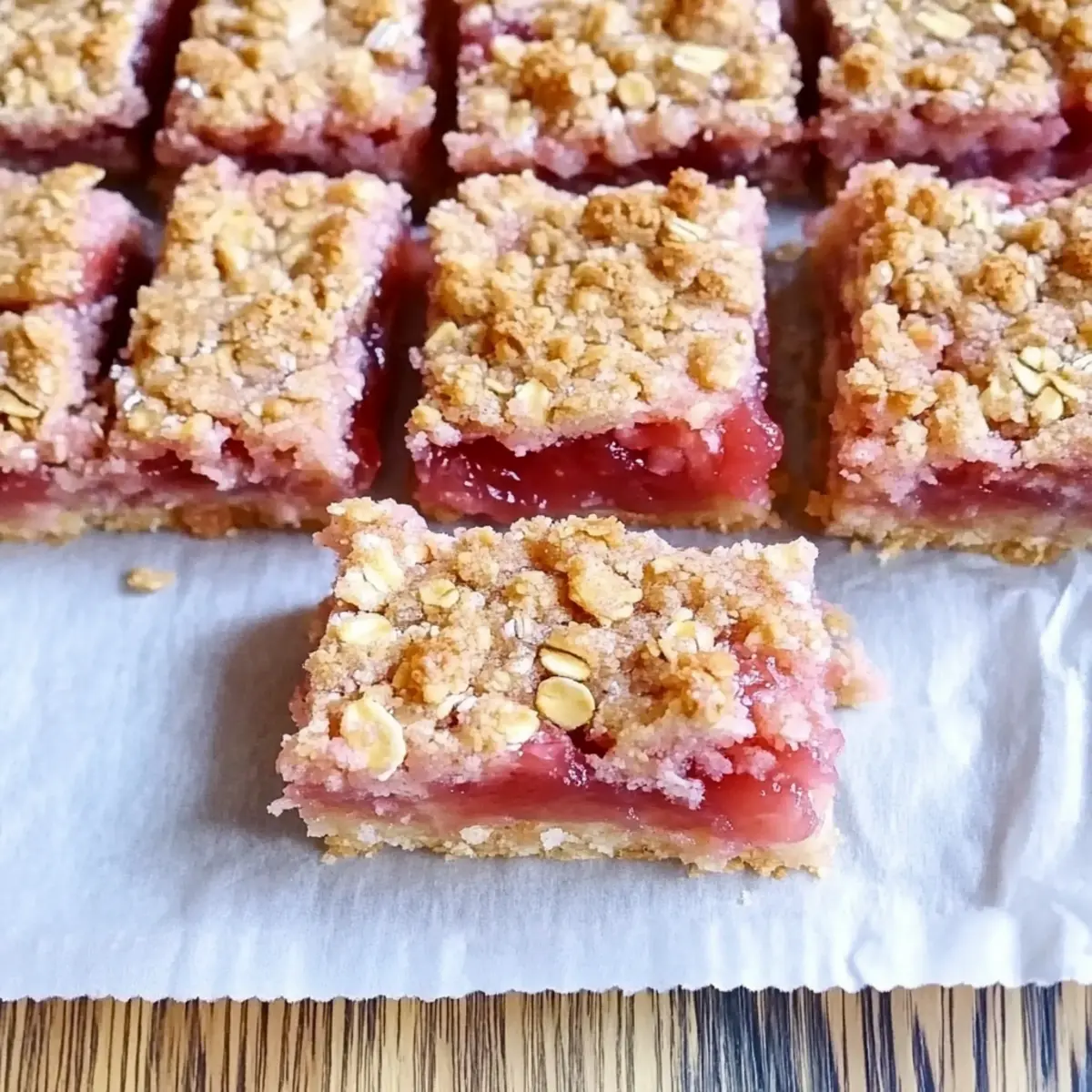 Irresistible Homemade Rhubarb Crumble Bars You’ll Love