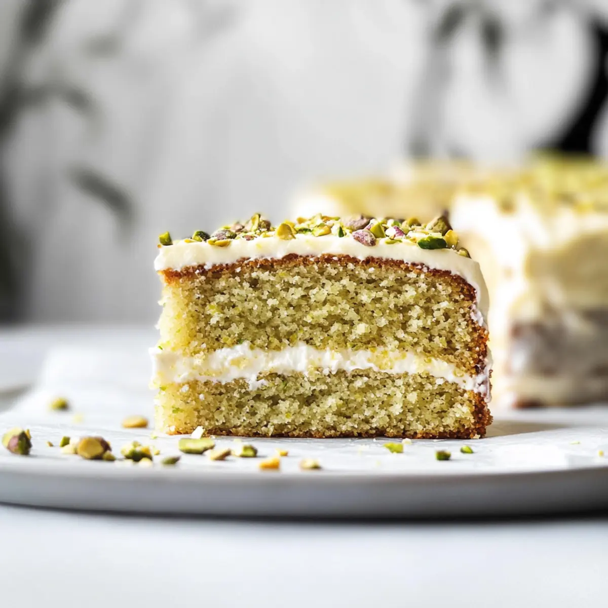 Lemon Pistachio Cake with Mascarpone Frosting to Delight Your Spring