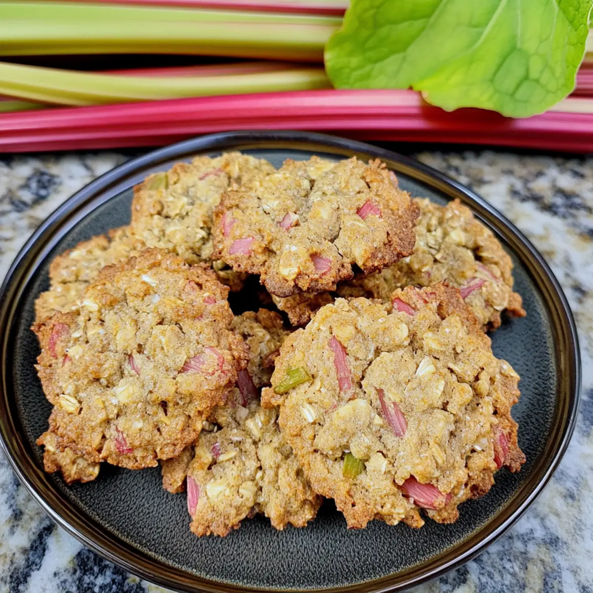 Mom’s Rhubarb Oatmeal Cookies – Sweet, Chewy Delight!