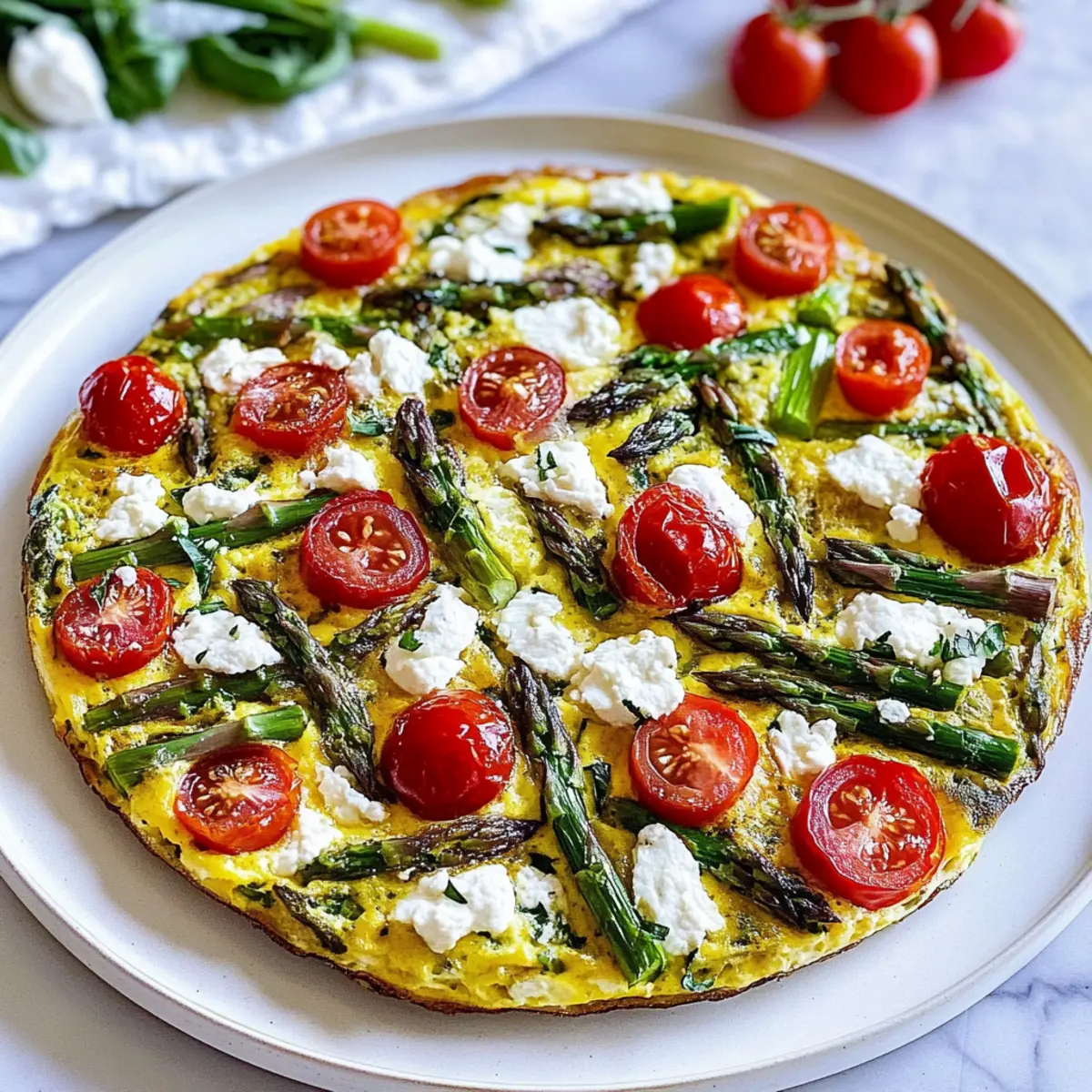 Mouthwatering Asparagus Goat Cheese Frittata in Under 30 Minutes