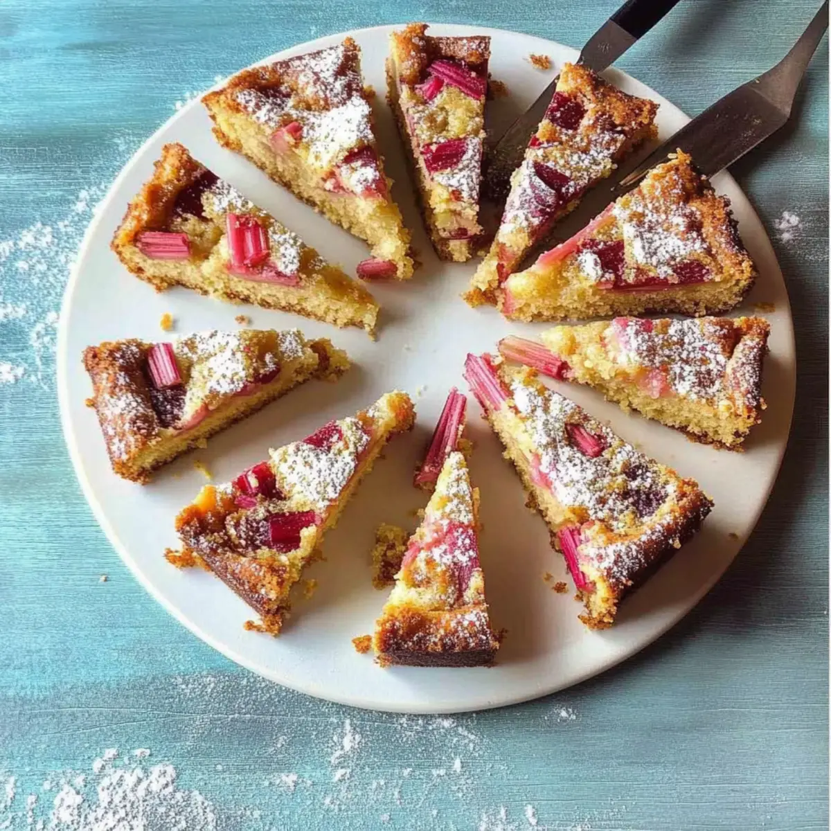 Sweet and Tangy Quick Rhubarb Cake You’ll Love