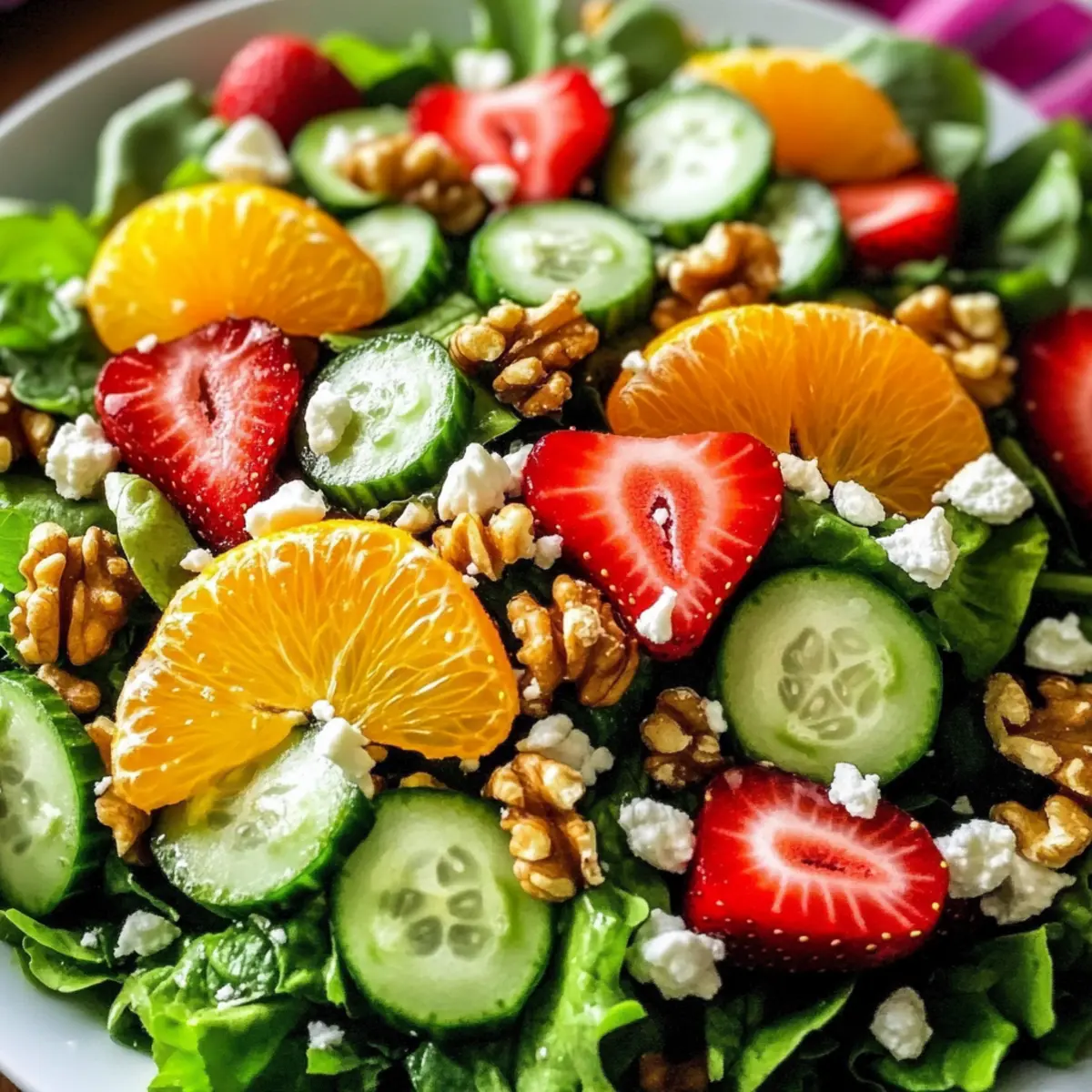 Refreshing Spring Salad with Citrus Vinaigrette Delight