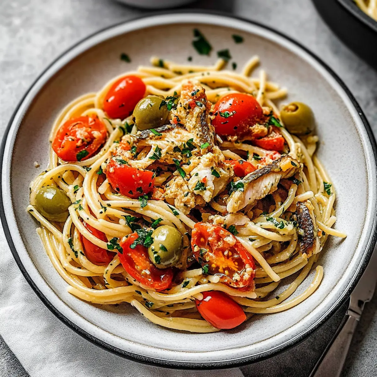 Quick and Tasty 30-Minute Mediterranean Canned Mackerel Pasta