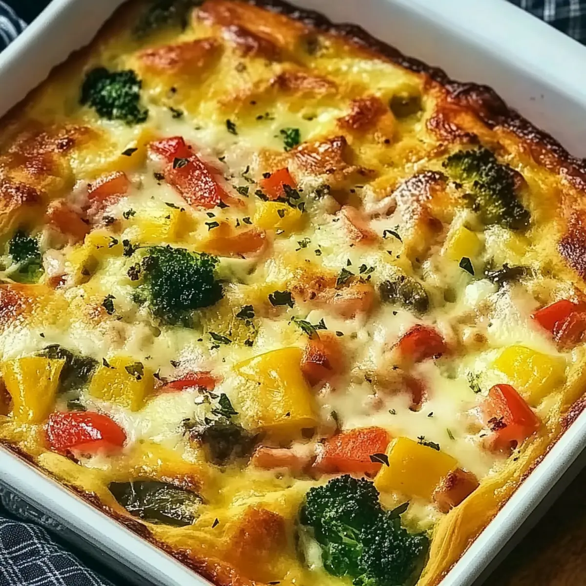 Delicious Breakfast Crescent Roll Veggie Egg Casserole Made Easy