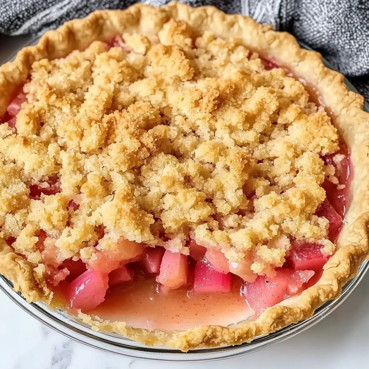 Delicious Rhubarb Crumble Pie That Will Wow Your Guests